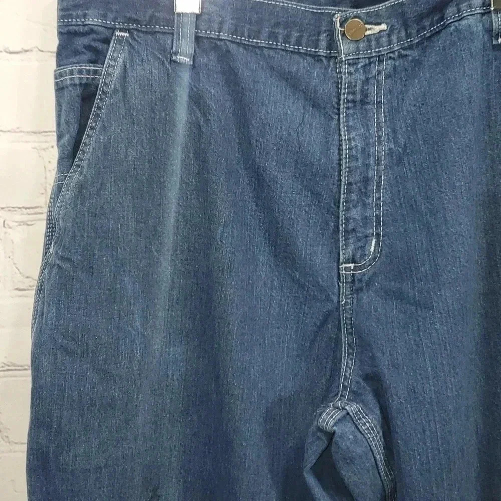 Carhartt Men's Size 38x34 Dungaree Fit Blue Jeans - Picture 3 of 15